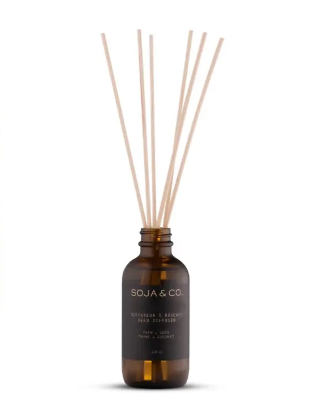 Diffuseur à roseaux | Thym + Coco Soja & Co Diffuseur à roseaux | Thym + Coco Soja & Co
