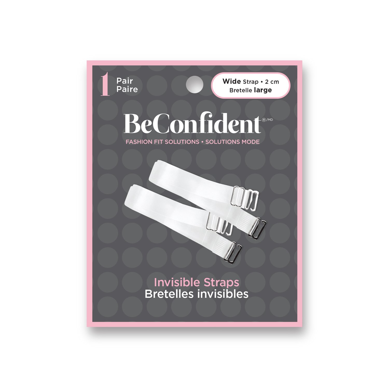 Bretelles transparentes étroites 1 cm Be Confident Bretelles transparentes étroites 1 cm Be Confident