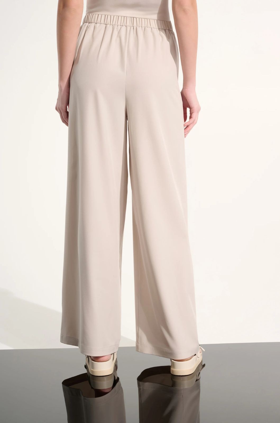 Pantalon à jambe large tissé extensible facile à enfiler Joseph Ribkoff 
