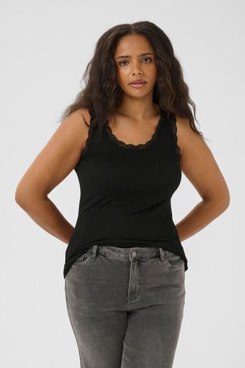 Camisole avec dentelle Kaffe Curve 