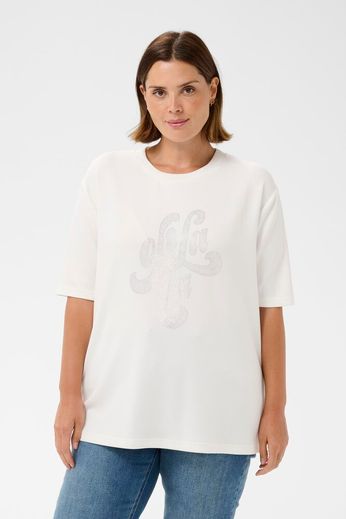 T-Shirt KCrosa Kaffe Curve 