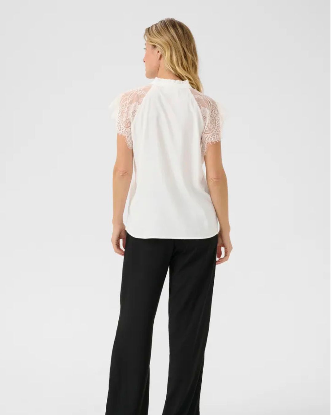 Blouse à manches courtes CRNola Cream 10611693