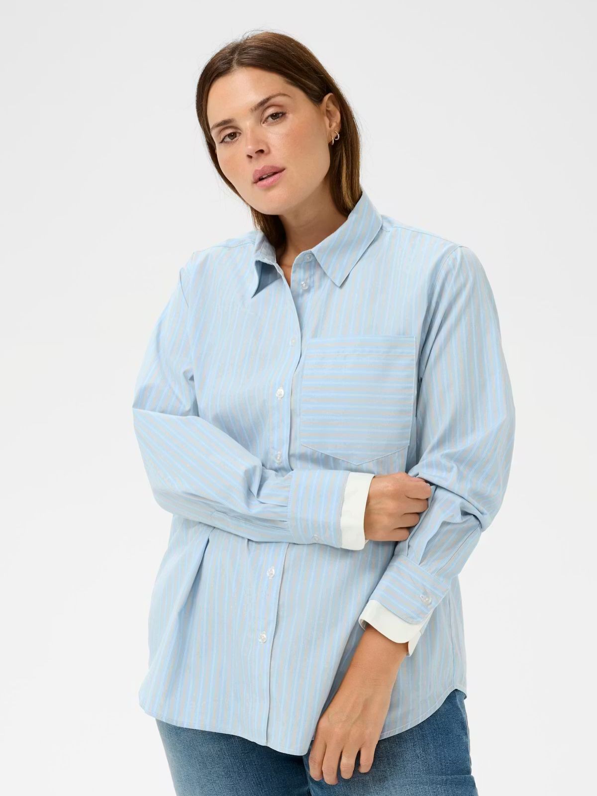 Chemise à rayures Kaffe Curve
