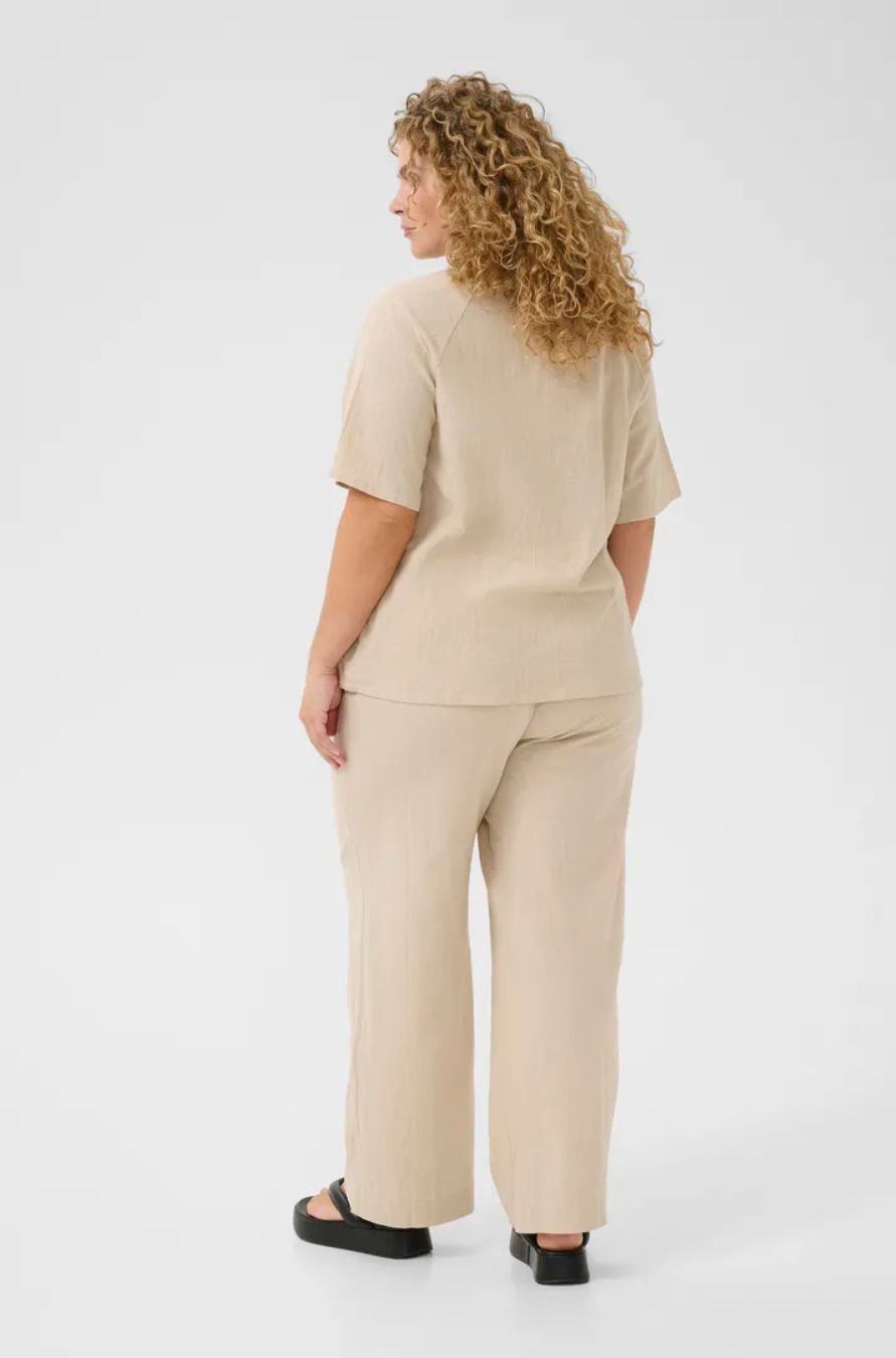 Blouse à manches courtes Kaffe Curve 10582337