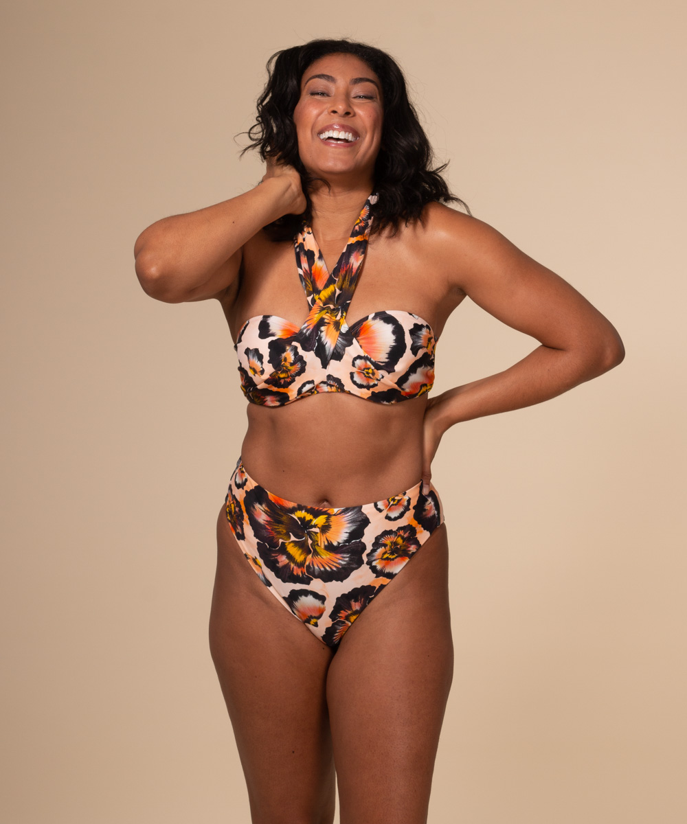 Bas de bikini taille haute Grace Byron Bay BZ032 