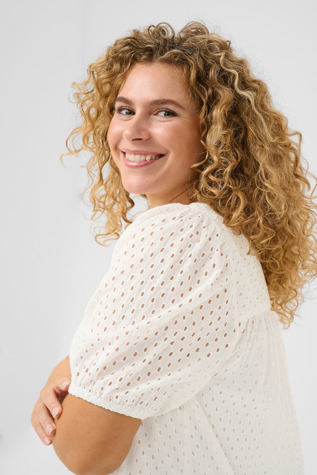 Blouse à manches courtes KCrubia Kaffe Curve 10583197