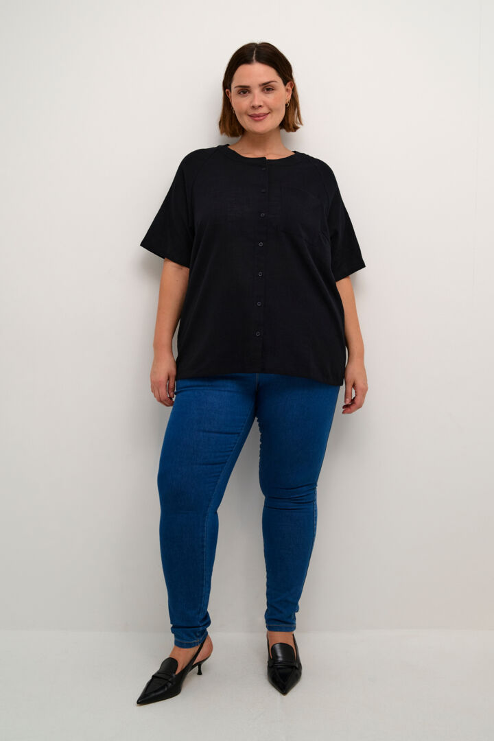 Blouse à manches courtes Kaffe Curve 10582337