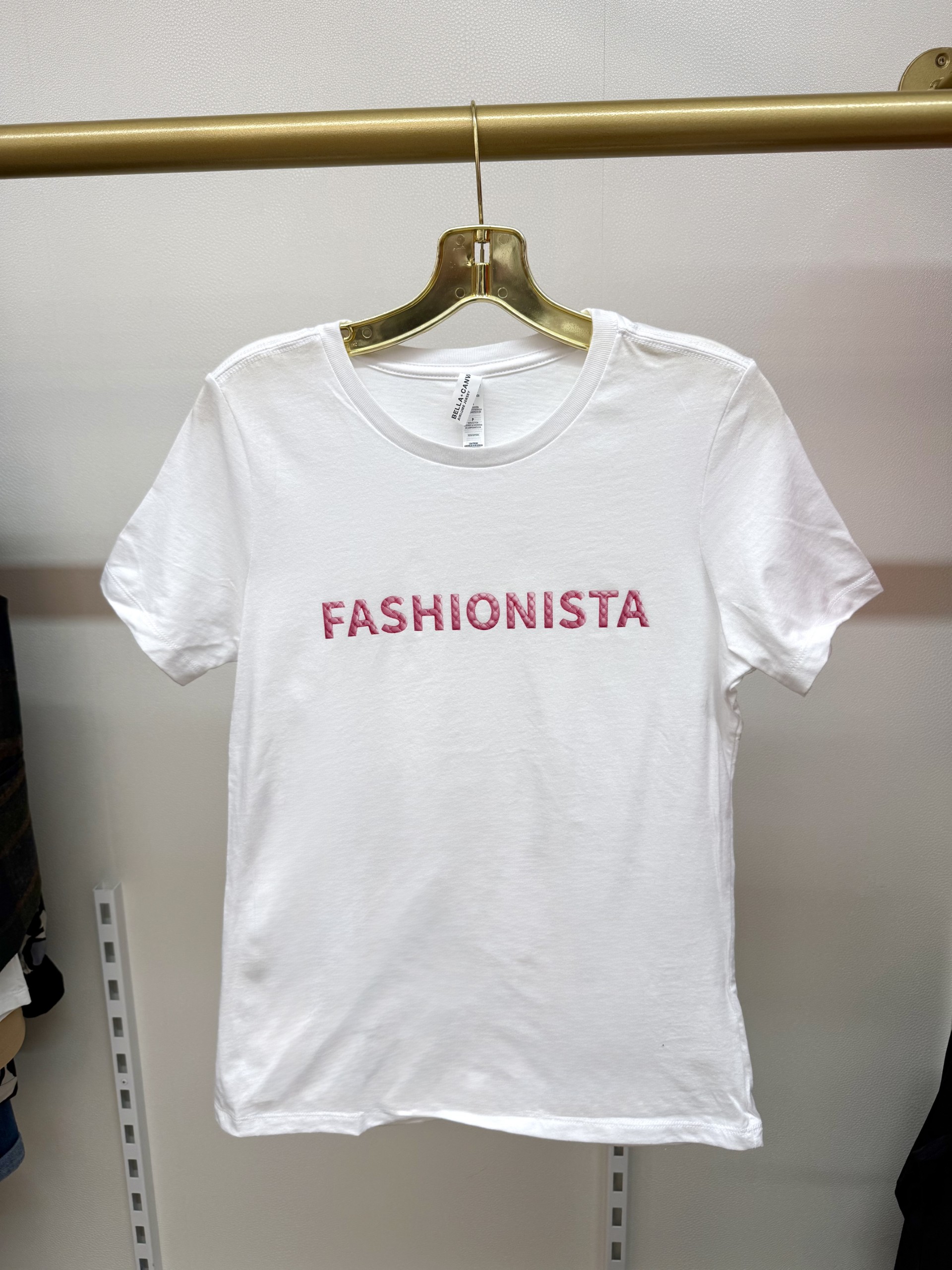 T-shirt Fashionista - Logo rose