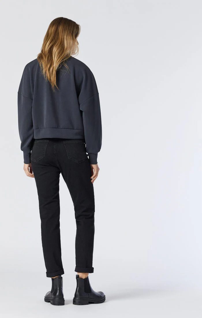 Jeans Kathleen Black Brushed Feather Blue Mavi 33105