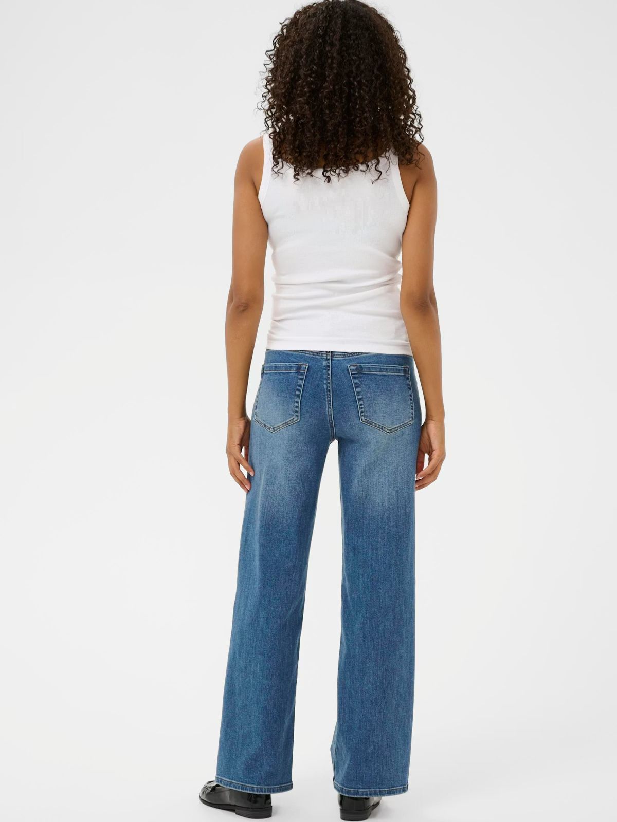 Jeans taille haute longeur 30 Kaffe 