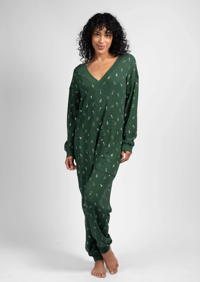Jumpsuit gaufré à imprimé LATTELOVE 